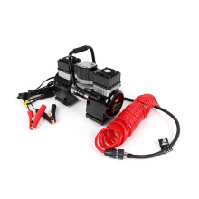 12V Heavy Duty Digital Metal 2 Cylinder Air Compressor Car Portable Emergency Tools 60L/MIN Electric Pickup Tire Inflator